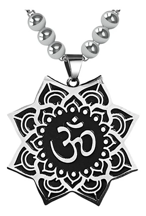 Collar en Acero Para hombre y Mujer dije Zen On Yoga