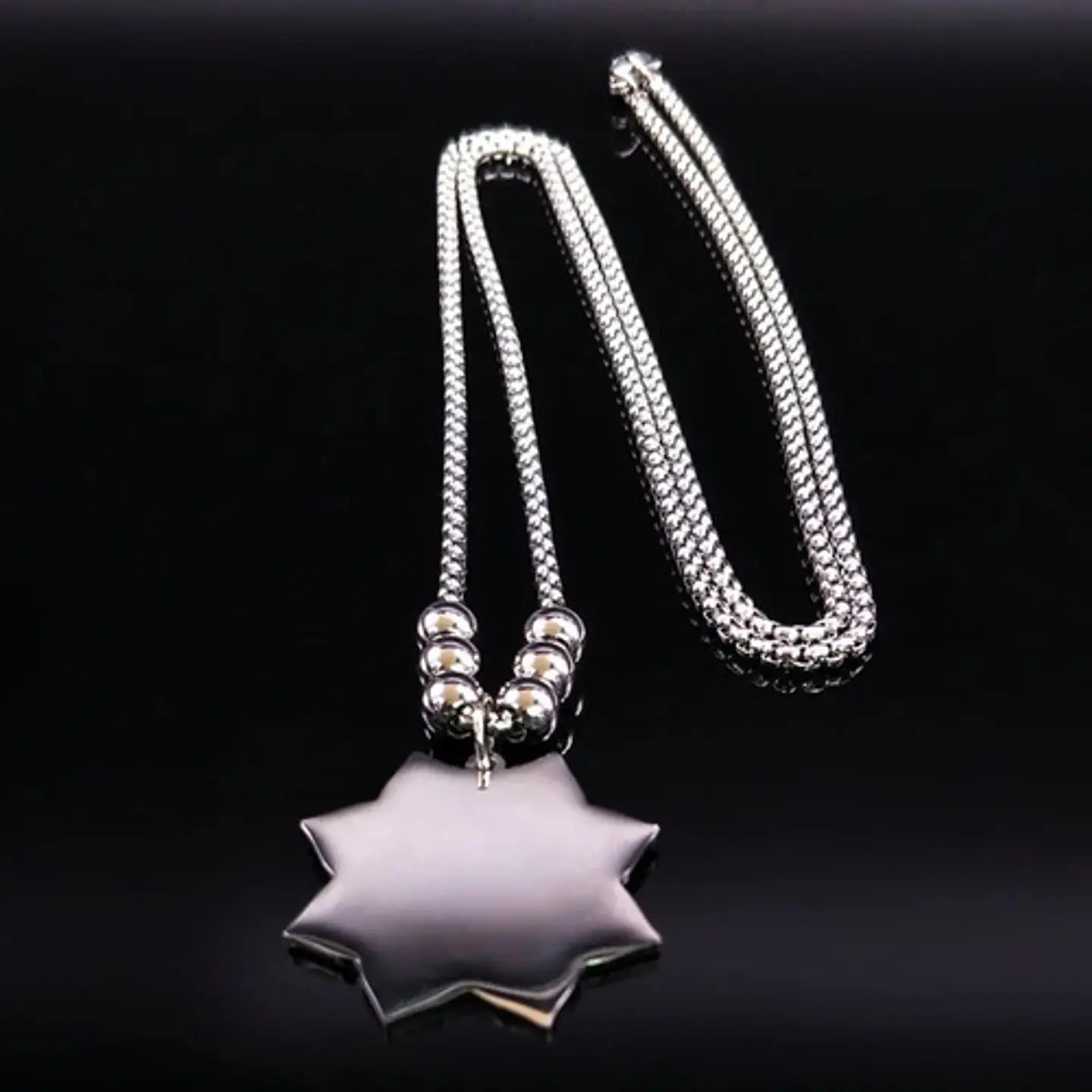 Collar en Acero Para hombre y Mujer dije Zen On Yoga 5