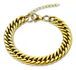 Pulsera para hombres Esclava en Acero eslabón cubana miami 9mm - Miniatura 1