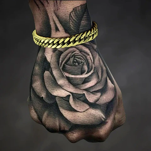 Pulsera para hombres Esclava en Acero eslabón cubana miami 9mm