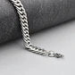 Pulsera para hombres Esclava en Acero eslabón cubana miami 9mm - Miniatura 7