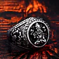 Anillo biker/punk en Acero para hombres forma de Ganesh Chakras  - Miniatura 4