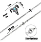 Collar Vikingo en Acero Color Plata para hombre dije goat carnero - Miniatura 2