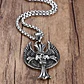 Collar Acero Inoxidable Color Plata Craneo Biker Para Hombre - Miniatura 8