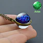 Collar para Hombre Y Mujer Dije Esfera Cristal Signos Zodiacales - Miniatura 8