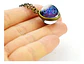 Collar para Hombre Y Mujer Dije Esfera Cristal Signos Zodiacales - Miniatura 9