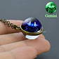 Collar para Hombre Y Mujer Dije Esfera Cristal Signos Zodiacales - Miniatura 12
