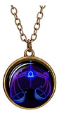 Collar para Hombre Y Mujer Dije Esfera Cristal Signos Zodiacales - Miniatura 16