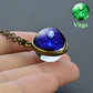 Collar para Hombre Y Mujer Dije Esfera Cristal Signos Zodiacales - Miniatura 30