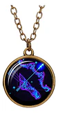Collar para Hombre Y Mujer Dije Esfera Cristal Signos Zodiacales - Miniatura 32