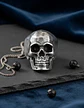 Anillo punk/biker para Hombre en Acero cabeza Calavera Craneo - Miniatura 8