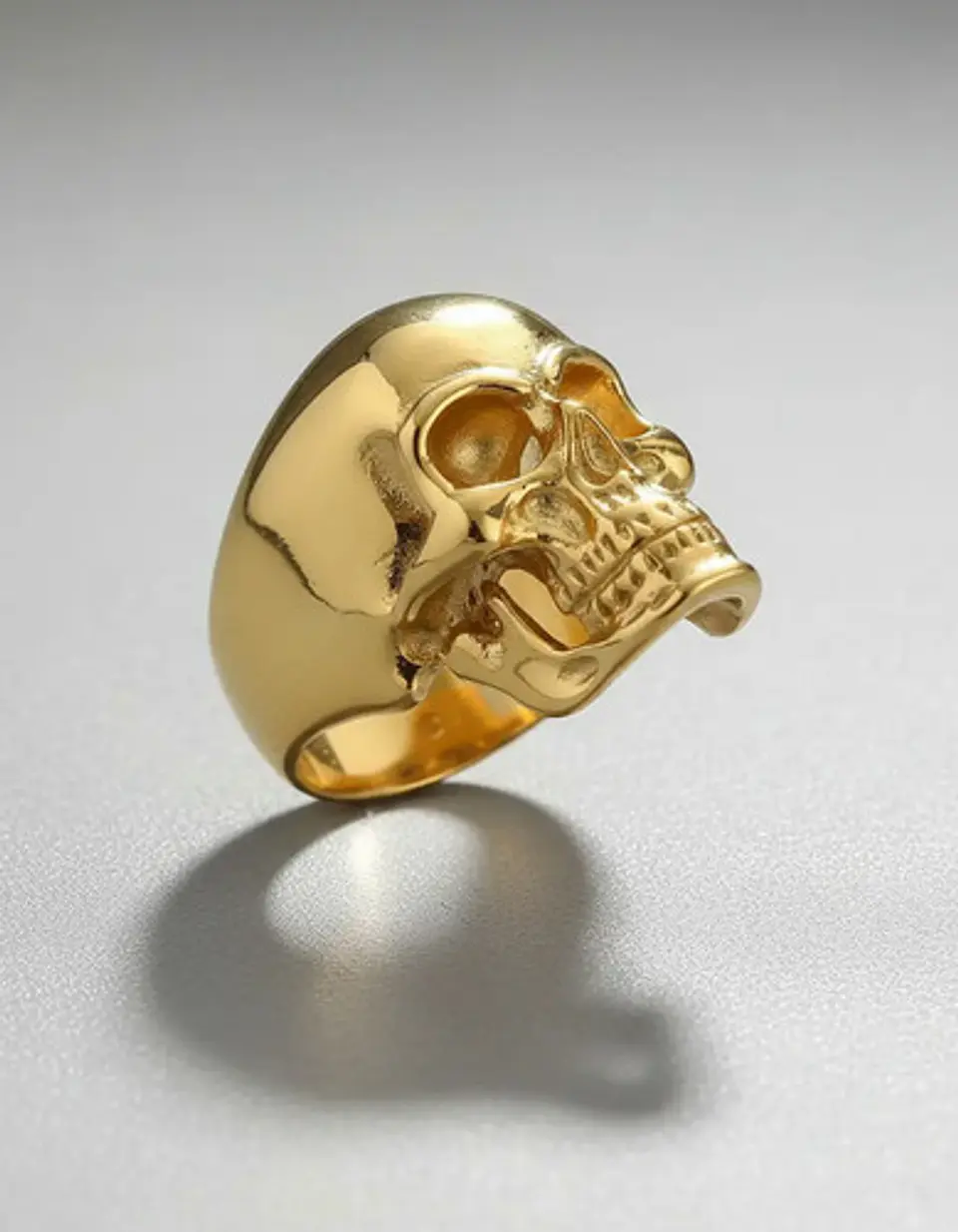 Anillo punk/biker para Hombre en Acero cabeza Calavera Craneo 10