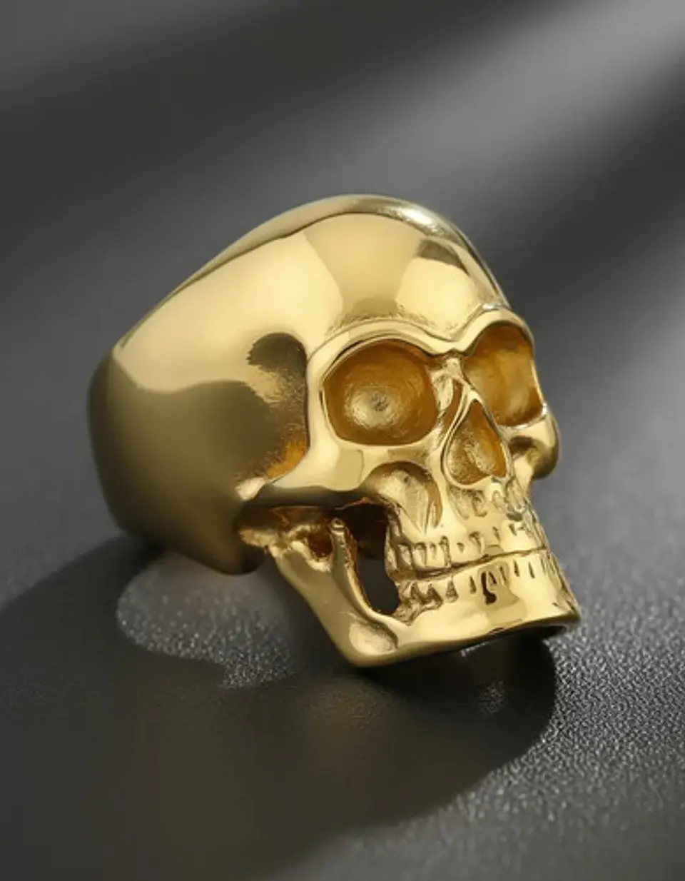 Anillo punk/biker para Hombre en Acero cabeza Calavera Craneo 11