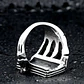 Anillo Acero Inoxidable Mano Craneo Biker As Corazón Hombre - Miniatura 7