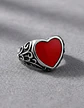 Anillo Acero Inoxidable Mano Craneo Biker As Corazón Hombre - Miniatura 10