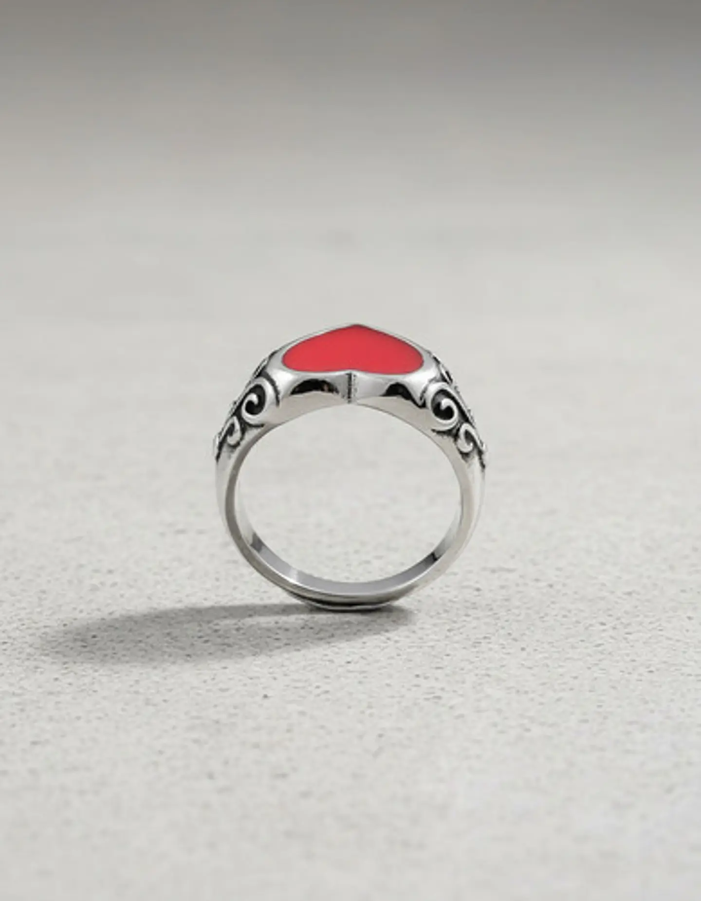 Anillo Acero Inoxidable Mano Craneo Biker As Corazón Hombre 17