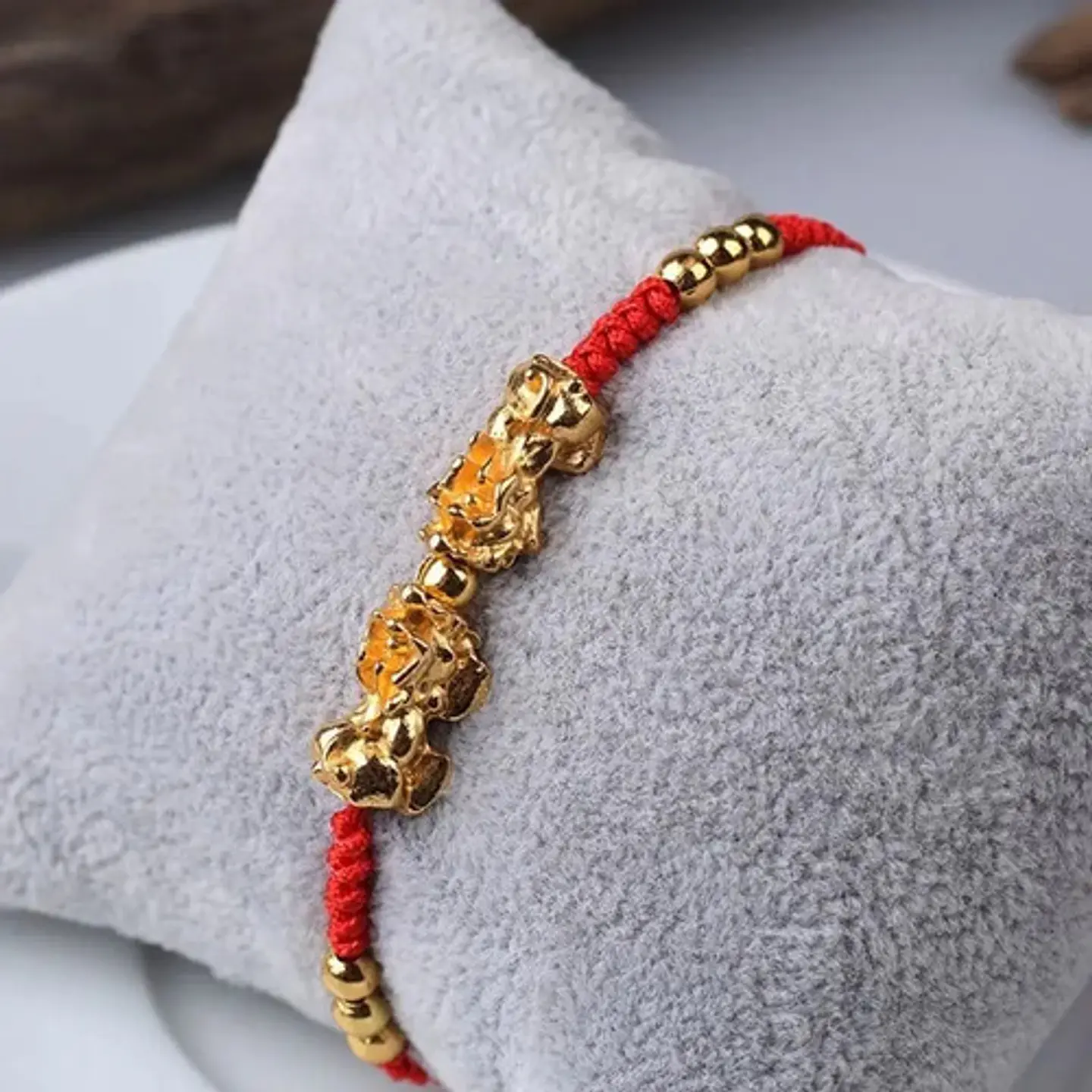 Pulsera Manilla Hilo Rojo Pixiu Protector Para Hombre Mujer 6