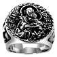 Anillo Acero Inoxidable Color Plata San Michael Josep Hombre - Miniatura 2