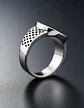 Anillo Para Hombre Acero Inoxidable Color Plata Lobo Vikingo - Miniatura 8