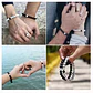 Pulsera Manilla Piedras Naturales Pareja Novios Hombre Mujer - Miniatura 4