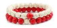 Pulsera Manilla Piedras Naturales Pareja Novios Hombre Mujer - Miniatura 5