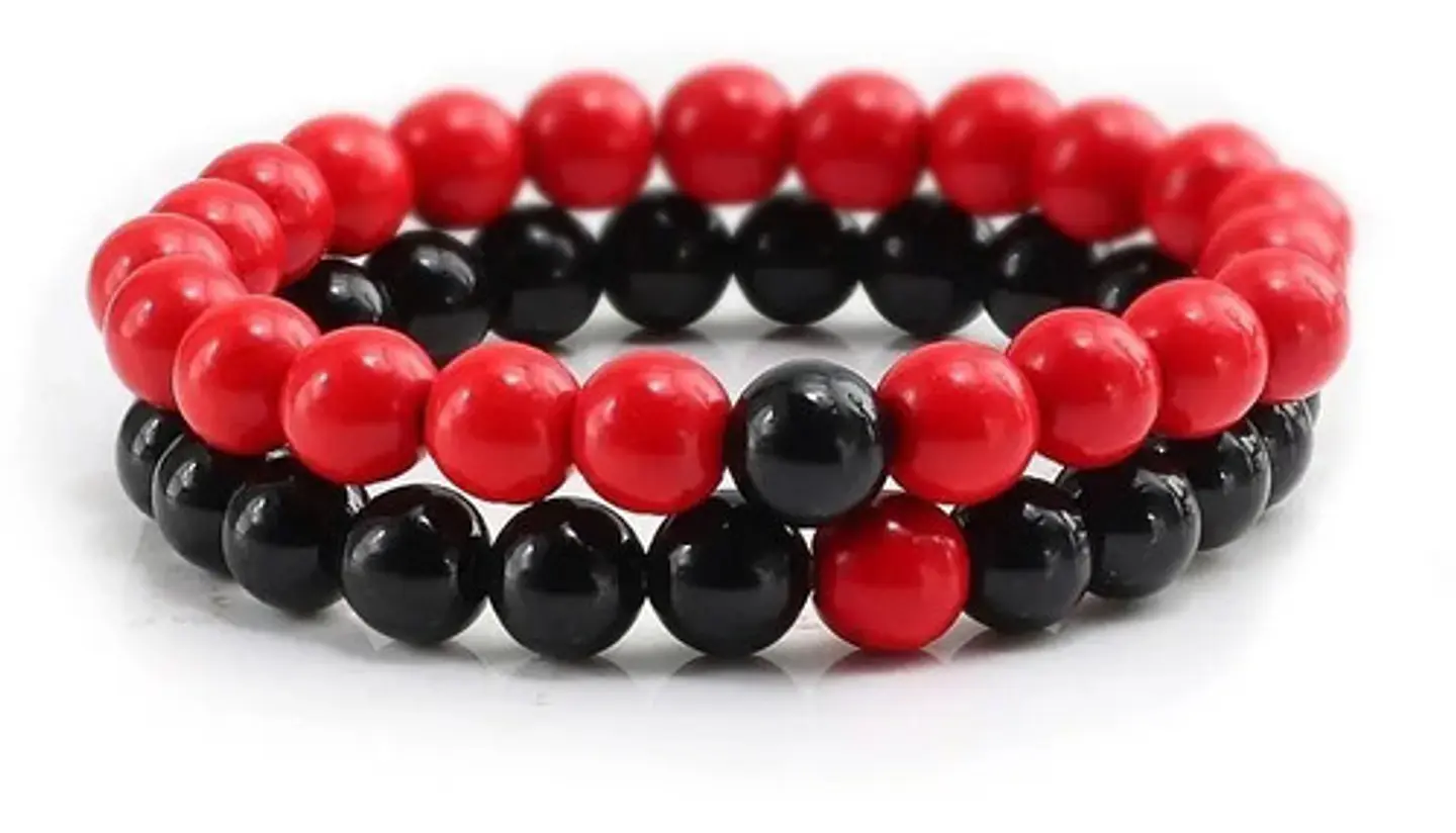 Pulsera Manilla Piedras Naturales Pareja Novios Hombre Mujer 6