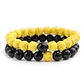 Pulsera Manilla Piedras Naturales Pareja Novios Hombre Mujer - Miniatura 7