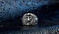 Anillo Acero Inoxidable Color Plata Águila Americana Hombre - Miniatura 2
