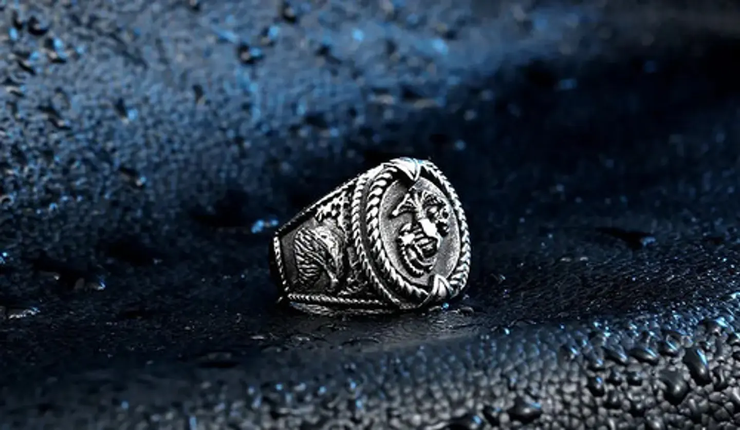 Anillo Acero Inoxidable Color Plata Águila Americana Hombre 4