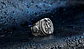 Anillo Acero Inoxidable Color Plata Águila Americana Hombre - Miniatura 4