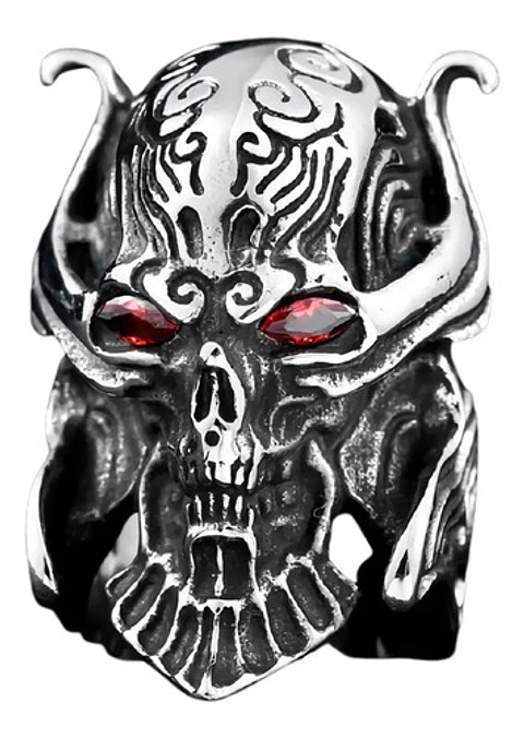 Anillo Acero Inoxidable Color Plata The Garo Para Hombre