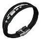 Pulsera Brazalete Manilla Acero Inoxidabl Color Plata Hombre - Miniatura 1