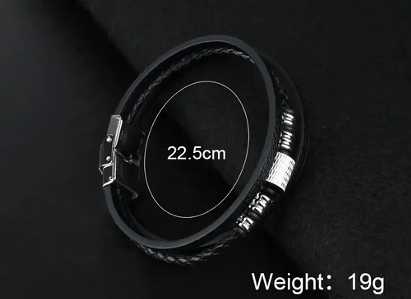 Pulsera Brazalete Manilla Acero Inoxidabl Color Plata Hombre 3