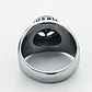 Anillo Color Plata Estrella David Acero Inoxidable Hombre - Miniatura 4