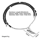 Collar Acero Inoxidable Color Plata Vikingo Lobo Para Hombre Plateado - Miniatura 3