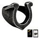 Anillo Hombre Forma De Herradura Caballo Acero Color Plata - Miniatura 1