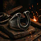 Anillo Hombre Forma De Herradura Caballo Acero Color Plata - Miniatura 4