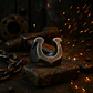 Anillo Hombre Forma De Herradura Caballo Acero Color Plata - Miniatura 6