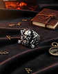 Anillo Acero Inoxidable Color Plata Nordico Vikingo Hombre - Miniatura 9