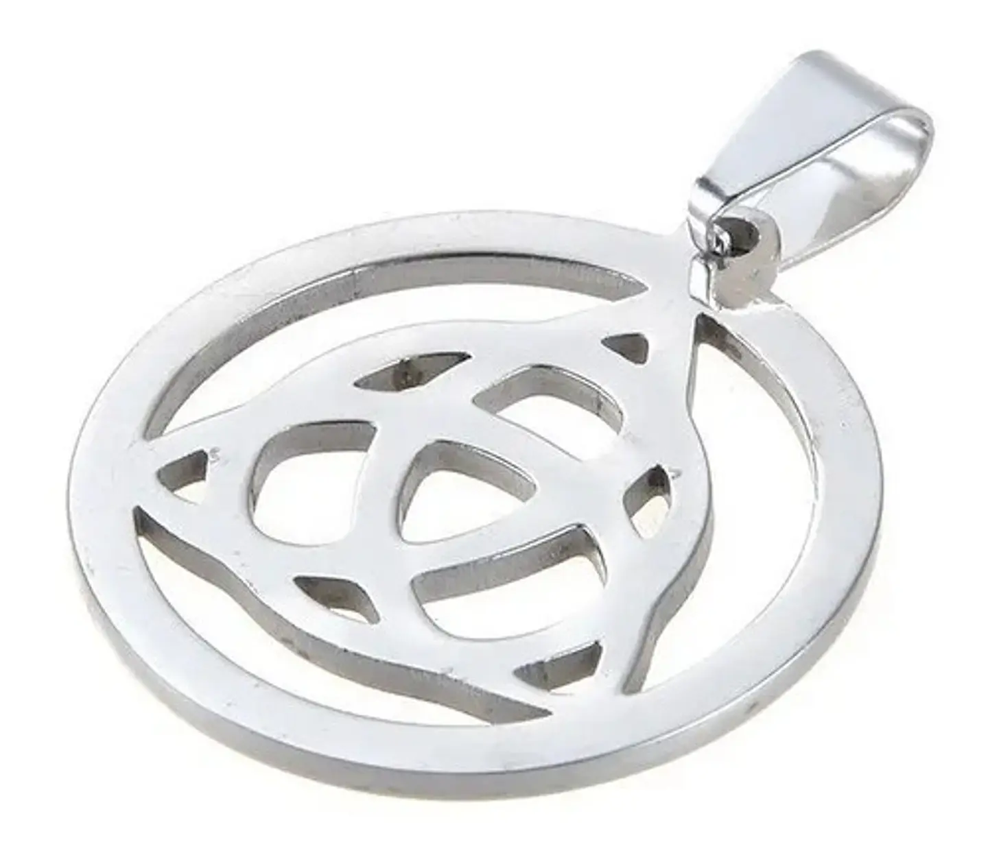 Collar Acero Inoxidable Color Plata Nudo Celta Mujer Hombre 5