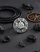 Anillo Acero Inoxidable Color Plata Triangulo Vikingo Hombre - Miniatura 3