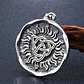 Collar Acero Inoxidable Color Plata Runa Vikingo Para Hombre - Miniatura 7