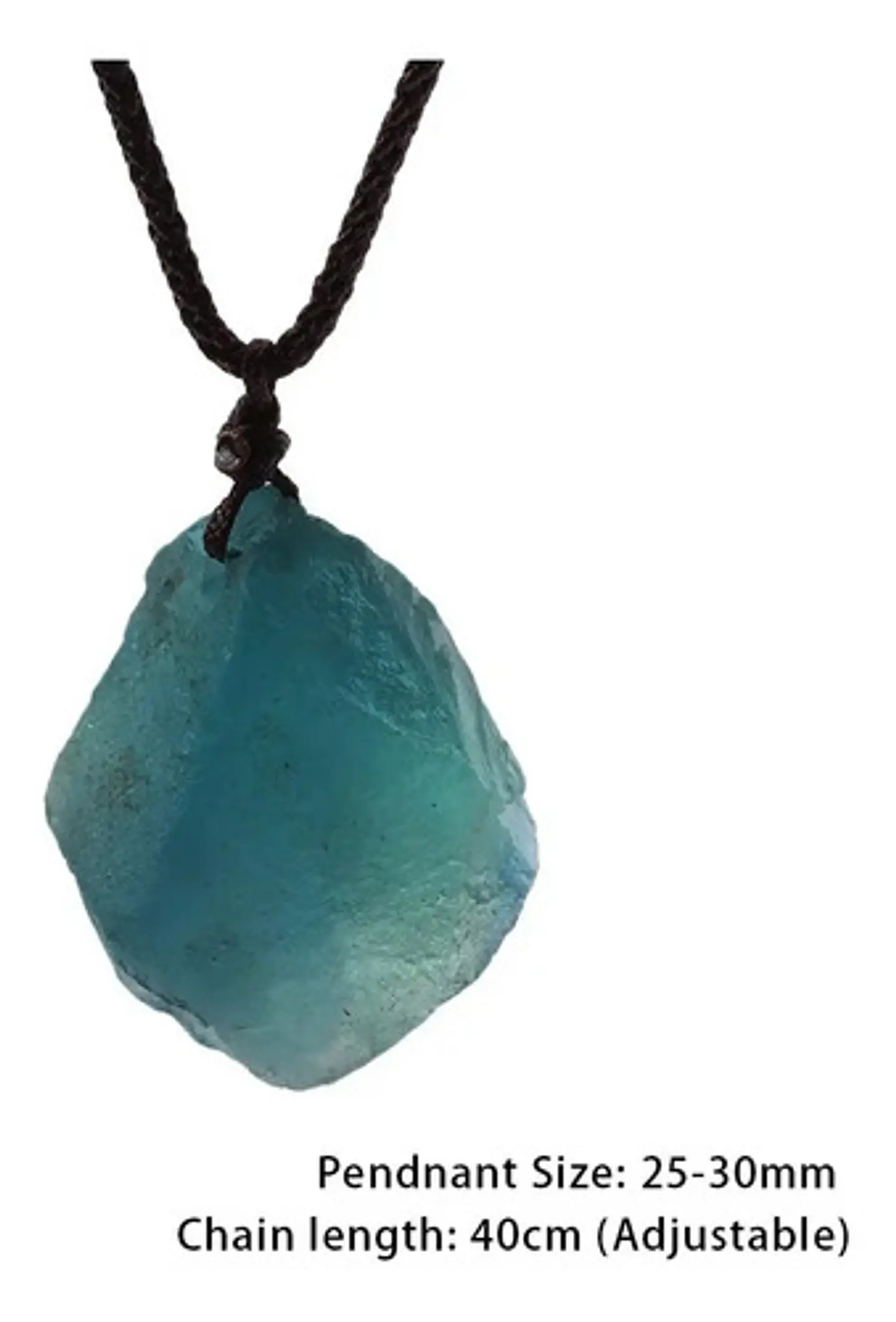 Collar Piedras Naturales Cuarzo De Fluorita Hombre Y Mujer 3