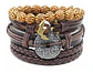 Pulsera Manilla Brazalete Cuero Trenzada Para Hombre Mujer - Miniatura 9