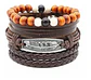 Pulsera Manilla Brazalete Cuero Trenzada Para Hombre Mujer - Miniatura 10