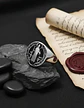 Anillo Acero Inoxidable Color Plata Biblia Jesús Para Hombre - Miniatura 5