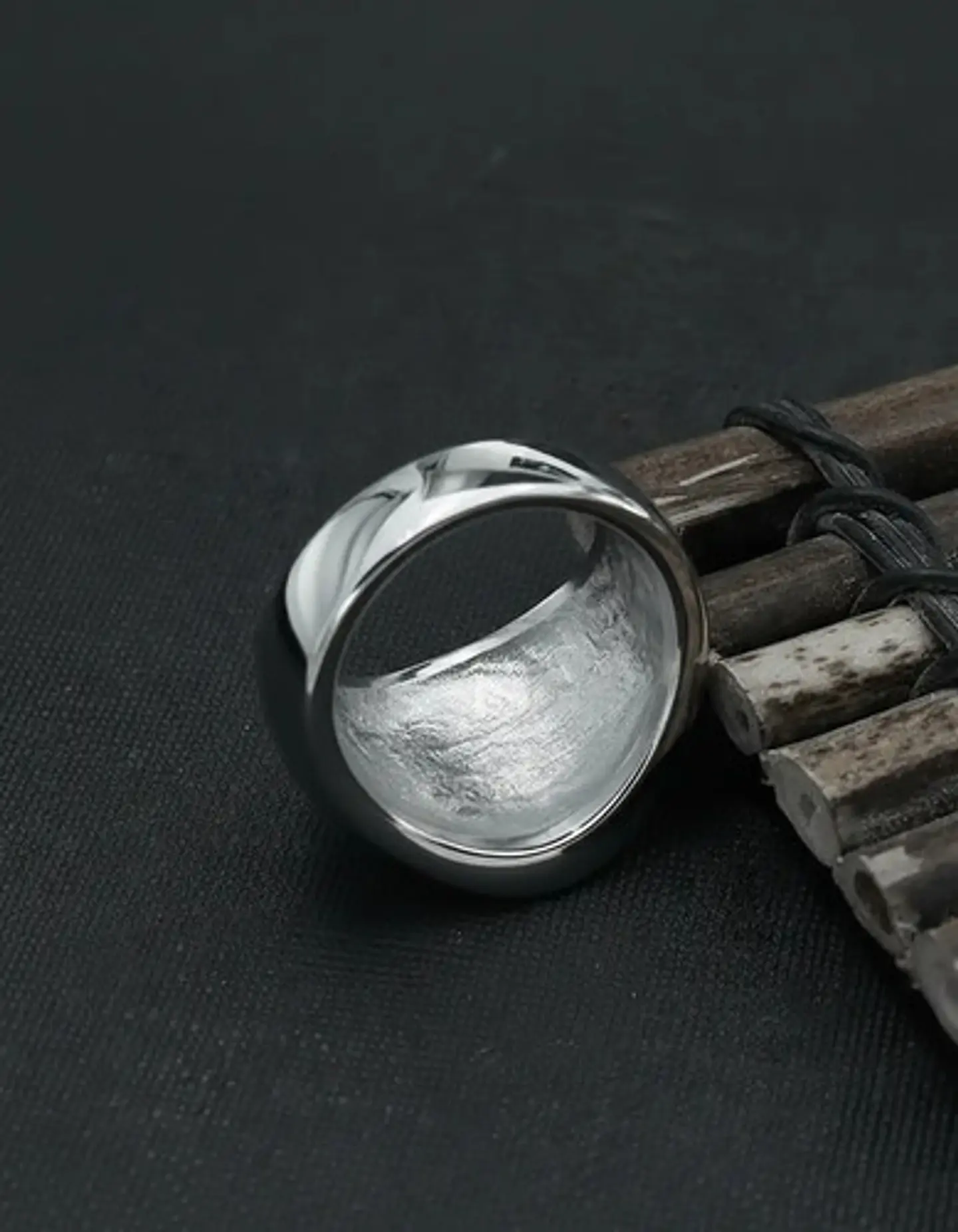 Anillo Acero Inoxidable Color Plata Biblia Jesús Para Hombre 8
