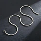 Cadena 4.5 Mm Color Plata Acero Inoxidable Quirurgico Hombre - Miniatura 3
