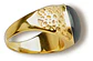 Anillo Gema Piedra Natural Lazuli Acero Inoxidable Hombre - Miniatura 13