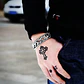 Pulsera Brazalete Acero Inoxidable Cadena Color Plata Hombre - Miniatura 4